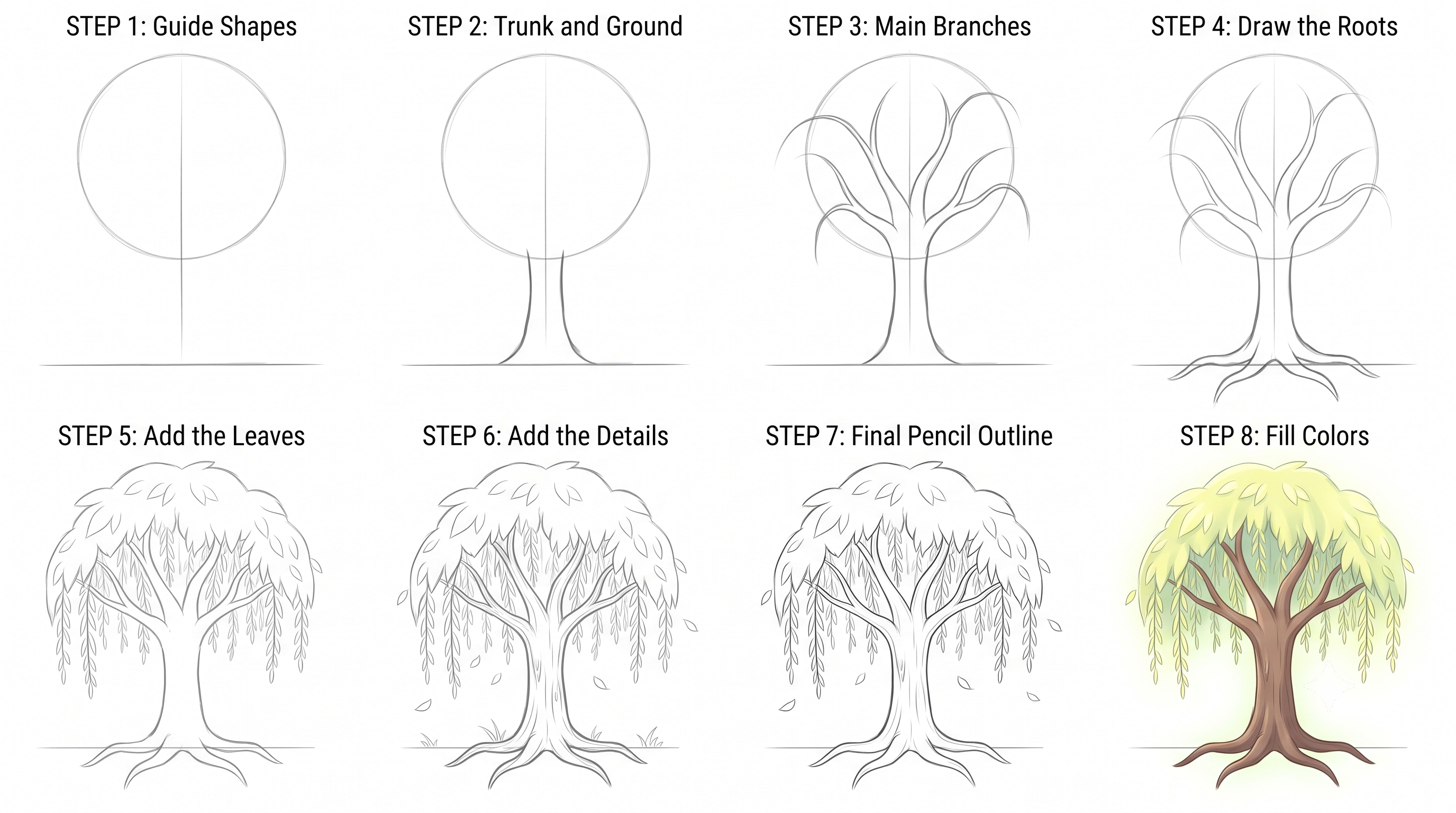 Weeping Willow easy